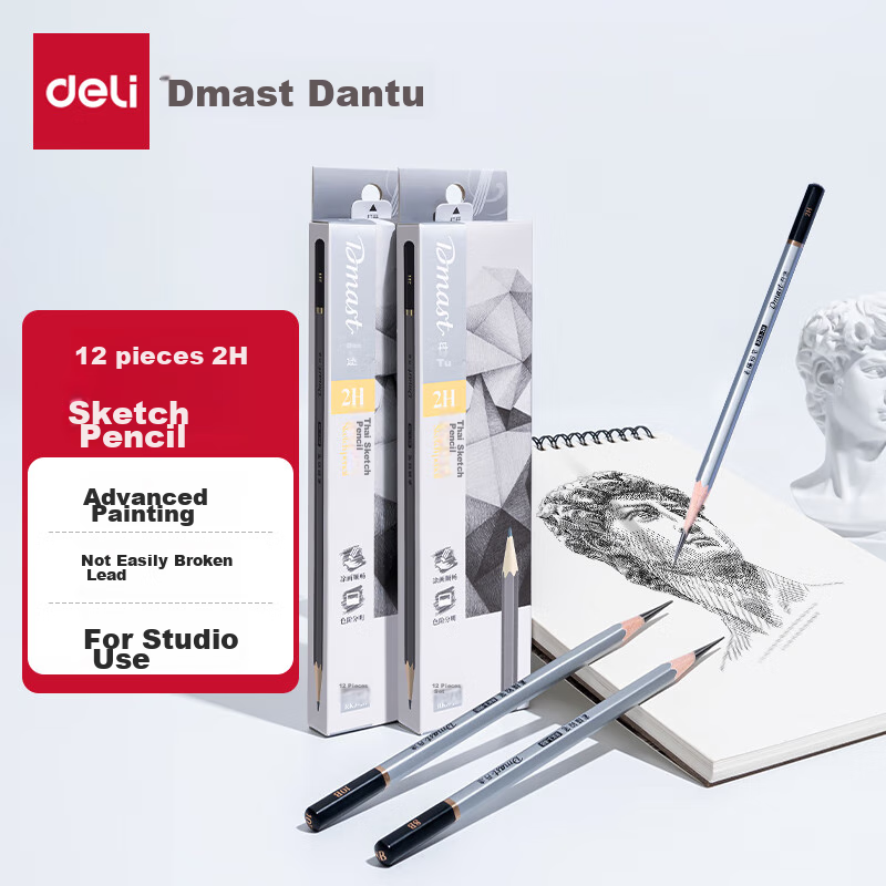 Deli 8B Premium Art Drawing Pencil (Mixed)