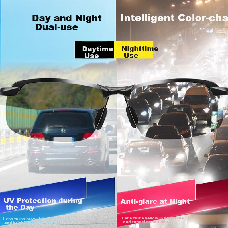 Angelamiao Polarized Color-Changing Sunglasses