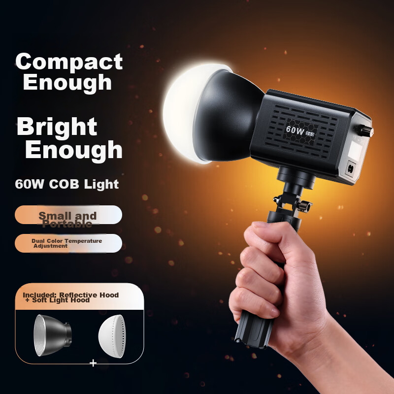 Kerunle 60W Dual Color Fill Light
