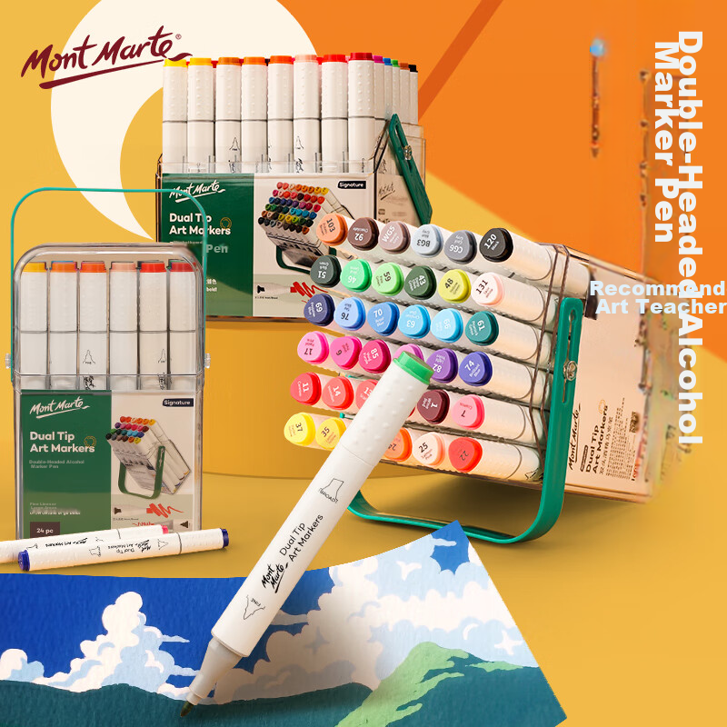 Mont Marte Oil-Based Dual-Tip Markers