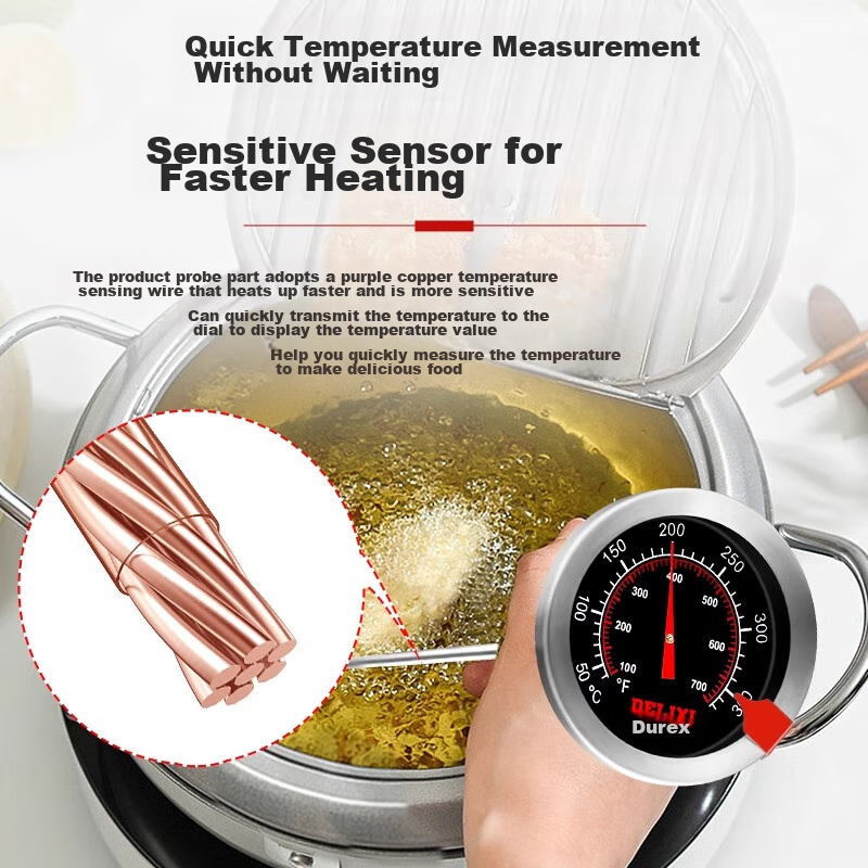 DELIXI Electric Oil Thermometer for Baking
