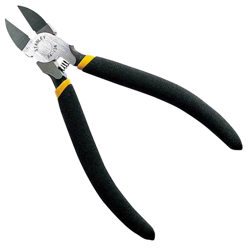 STANLEY Diagonal Cutting Pliers with Black Handles