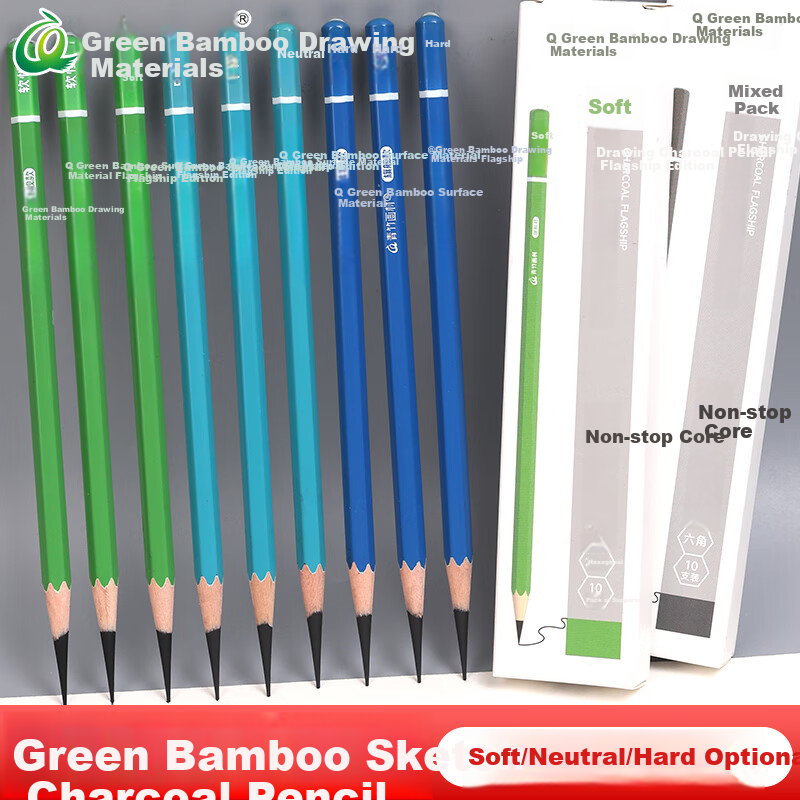 CHINJOO Charcoal Pencil - Professional Art Sketching Tool