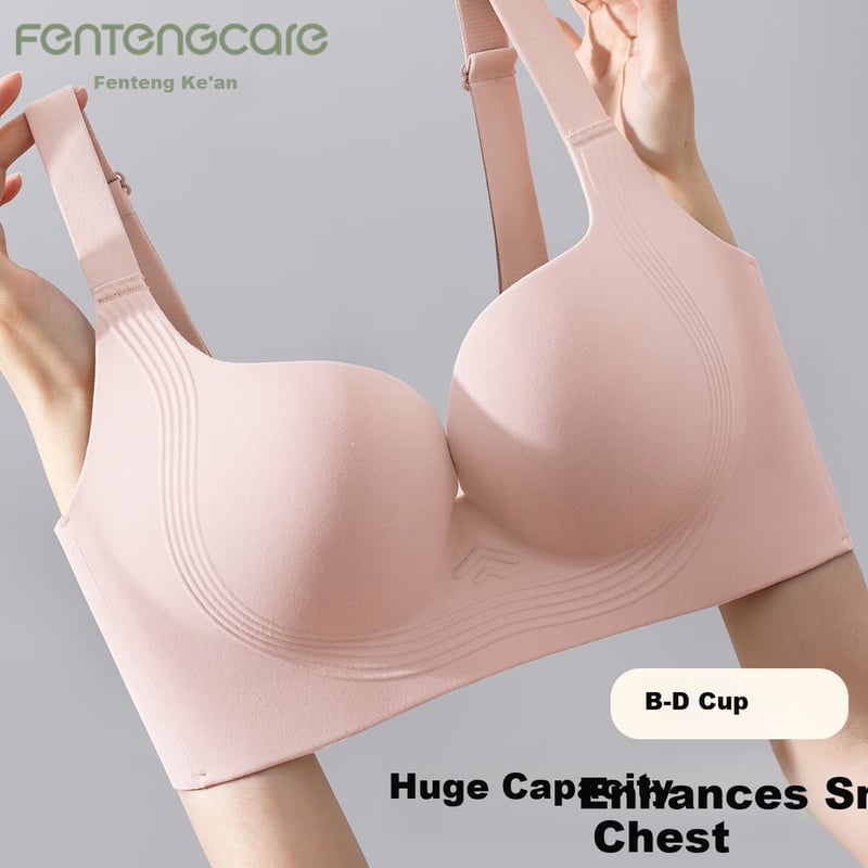 FENTENGCARE Large Bust Minimizer Bra with Lift-Up Push-Up