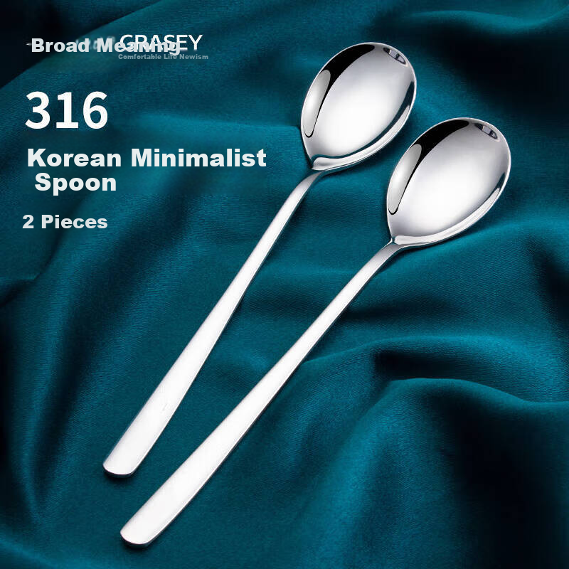Guangyi 316 Stainless Steel Soup Spoons