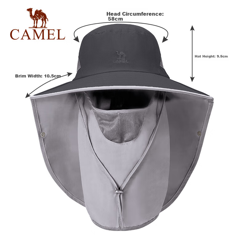 CAMEL Xiaoyexi Outdoor Fisherman Hat