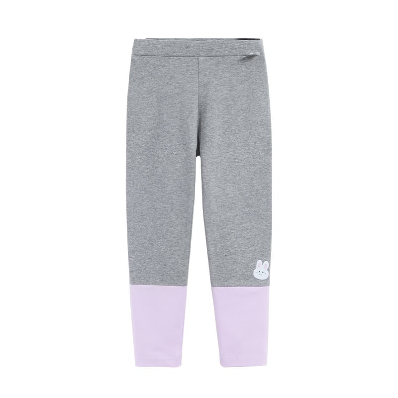 YUZHAOLIN Girls' Hand-Drawn Flower Leggings