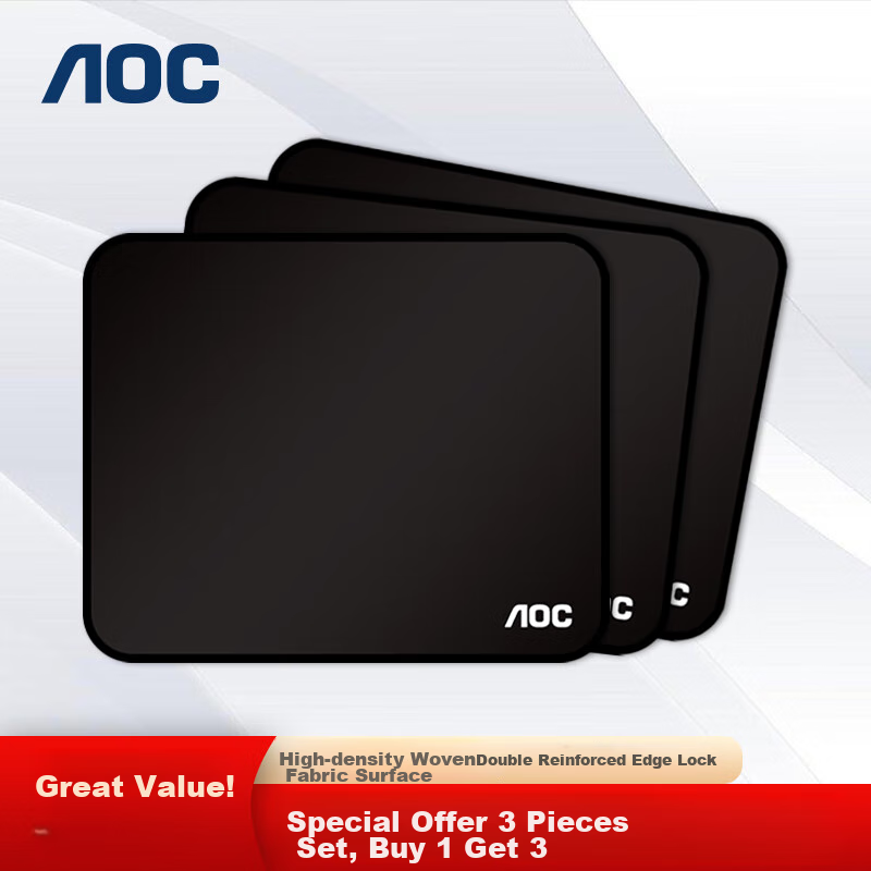 AOC M90/93 Gaming Mouse Pad - Thickened with Locked Edge