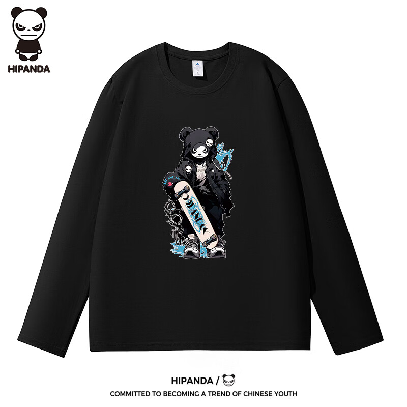 HIPANDA Men's Long Sleeve T-Shirt - Autumn Cotton