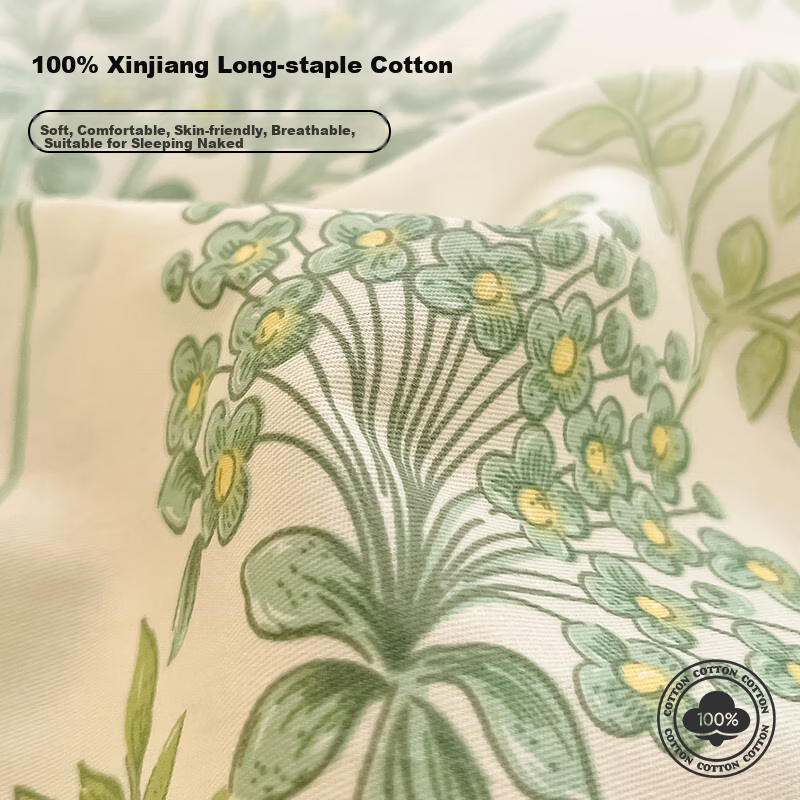 MUJI 100% Pure Cotton 3-Piece Bed Set for 0.9/1.2m