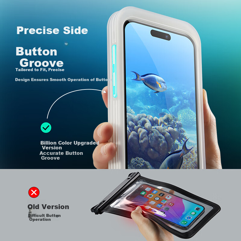 ESR Waterproof Phone Case with Touchscreen Functionality