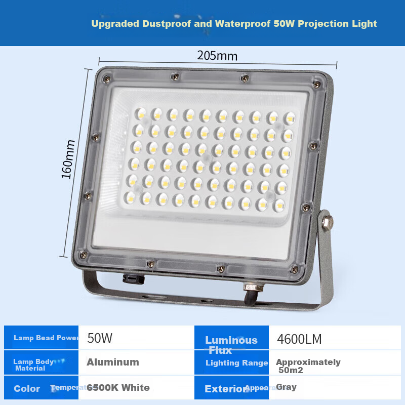 CHNT LED Floodlight 50W White Light