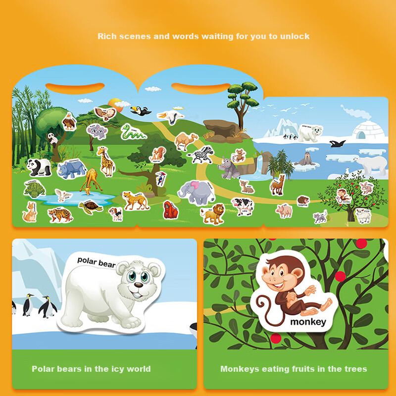 Babamama Fun Jelly Sticker Book - 4 Volumes