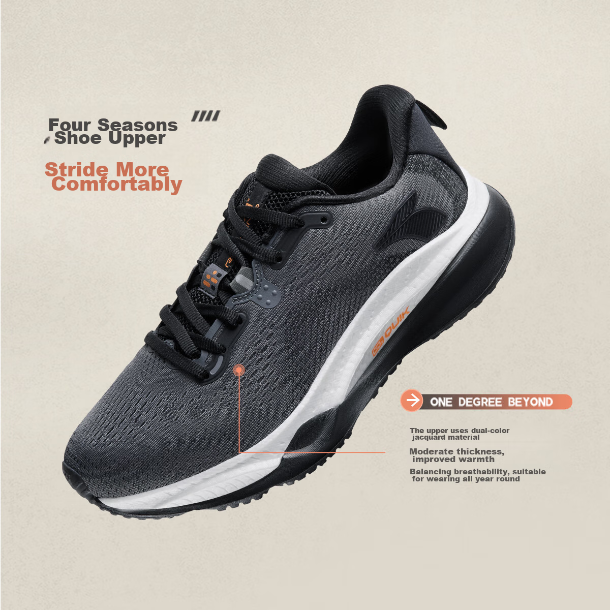 361° Chiyan 4 Running Shoes - Breathable & Shock-Absorbing_0