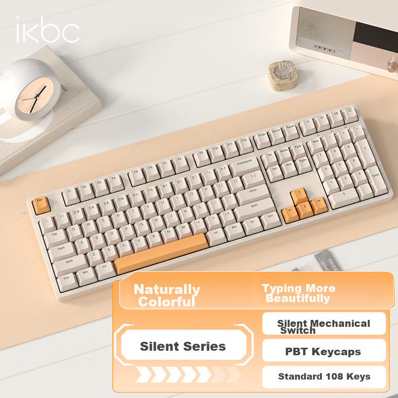 ikbc Mechanical Keyboard - Silent Switch Gaming Keyboard