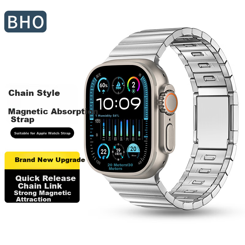 BHO Stainless Steel Apple Watch Band for S11/S10/Ultra3