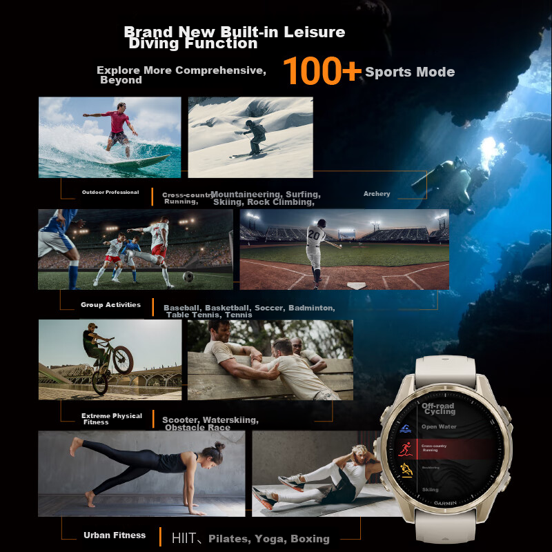 GARMIN Fenix 8 Elite Black 47mm Smartwatch