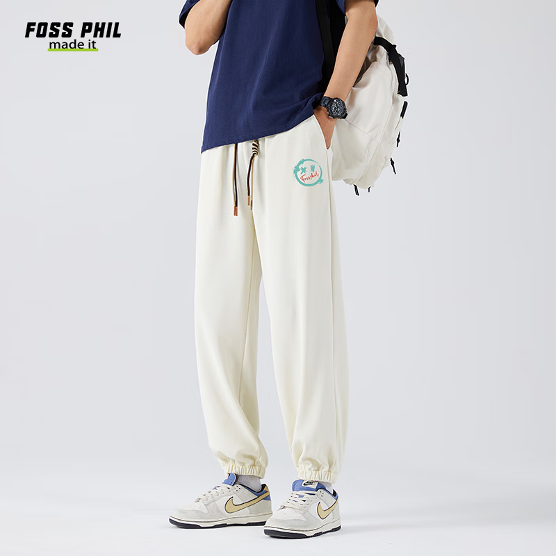 Foss Phil Casual Pants - Printed Trousers for Men