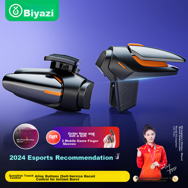 BIAZE PUBG Gadget - Four And Six Finger Mobile Game Elite Controller