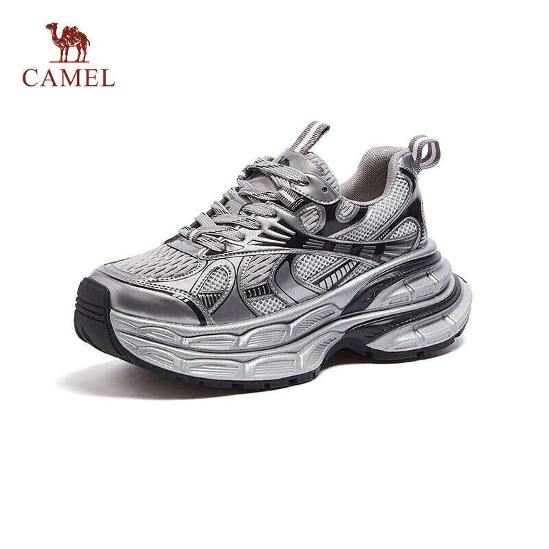 CAMEL Silver Moon Retro Dad Shoes Gray/Black