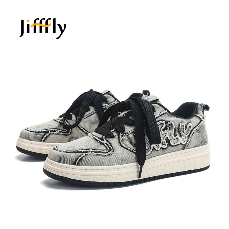 Jifffly Men's Retro Washed Sneakers