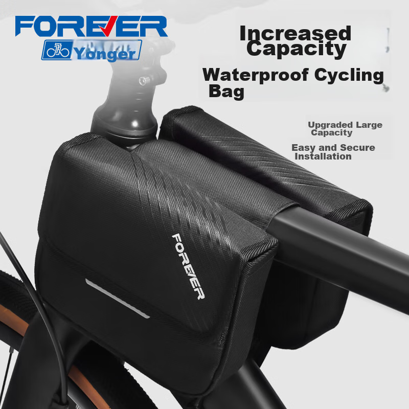 FOREVER Waterproof Handlebar Bag for Bikes
