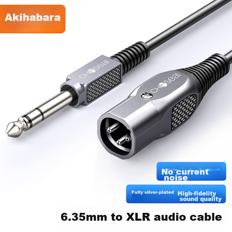CHOSEAL 6.5mm to XLR Male Audio Cable - Graphene Shielded