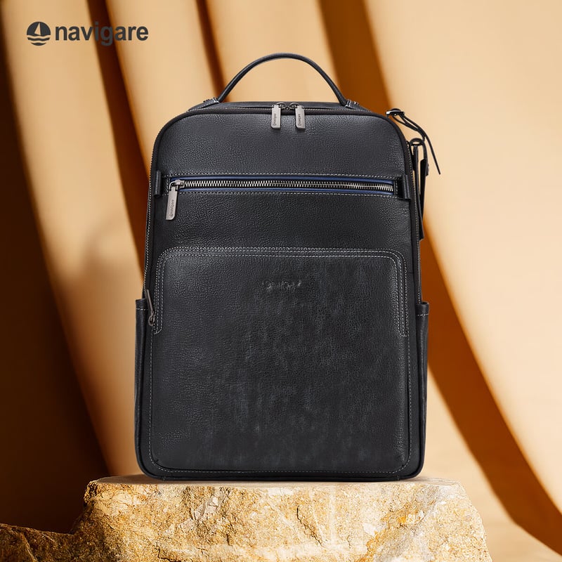 Navigare Italian Leather Business Backpack