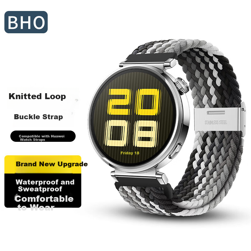 BHO Smart Watch Strap - Exquisite Knitting for Huawei GT5 Pro/GT4