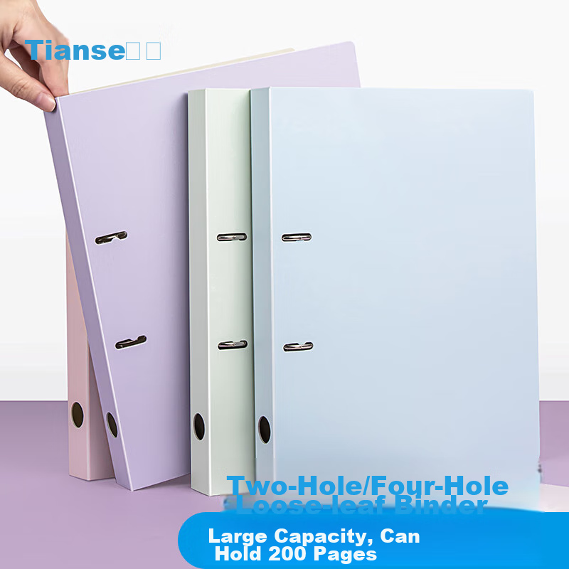 TIANSE Two-Hole File Folder with Punches