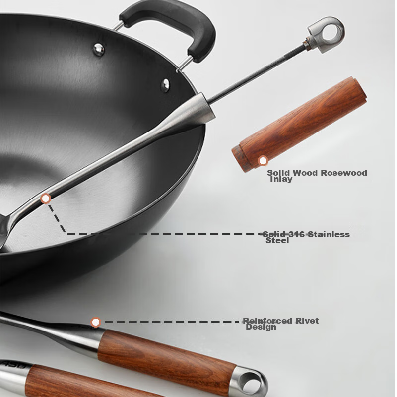 ASD 316 Stainless Steel Spatula with Rosewood Handle