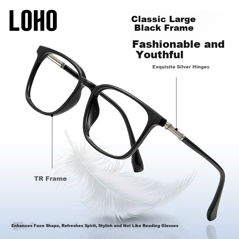 LOHO Blue Light Blocking Reading Glasses +3.50