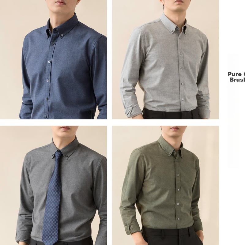 BLACKMONDAY Premium Cotton Long Sleeve Shirt