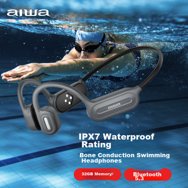 Aiwa G3 Bone Conduction Headphones with 32GB Memory