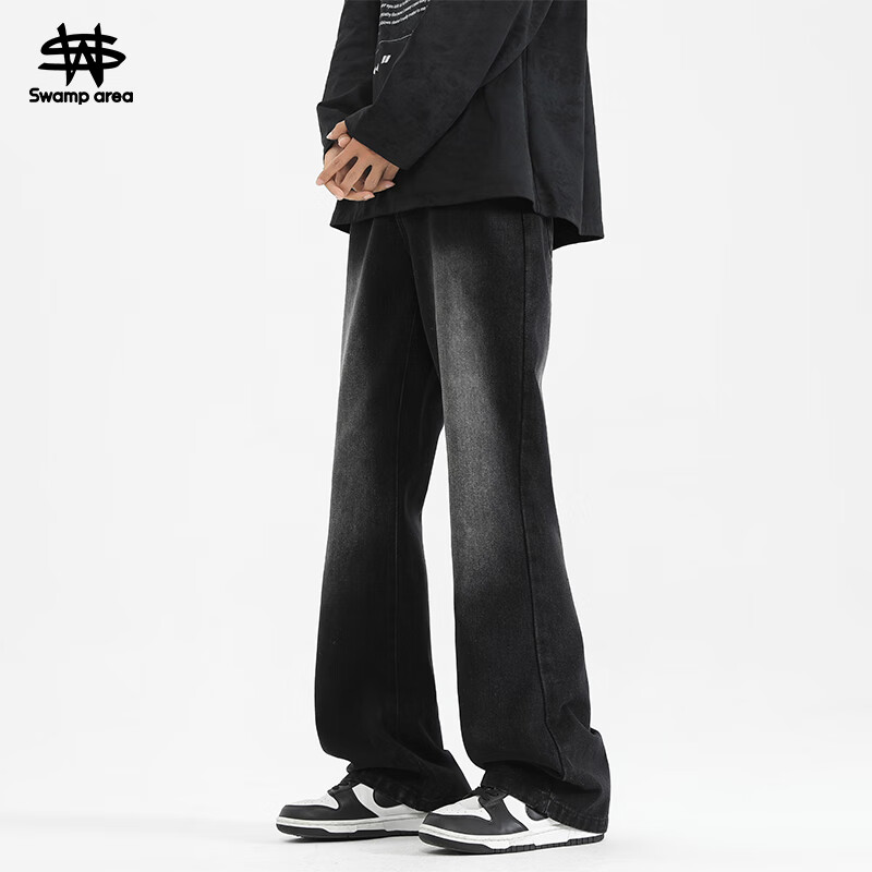 SWAMP AREA Vintage Flare Jeans for Men