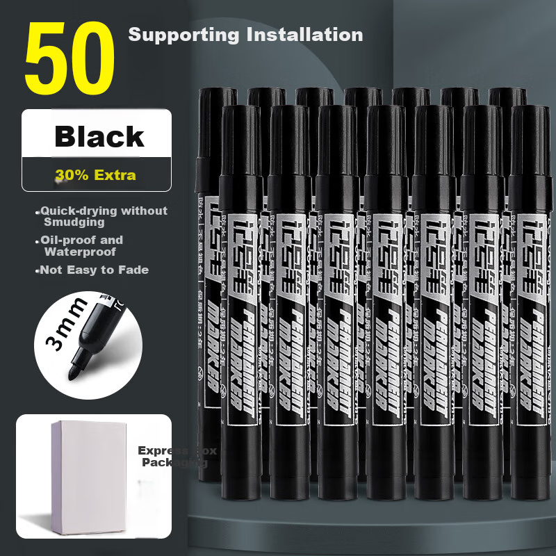Licao 3mm Marker Pen - Cost-Effective Large Tip Marker
