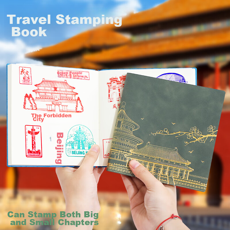 Longe Travel Stamp Collection Book