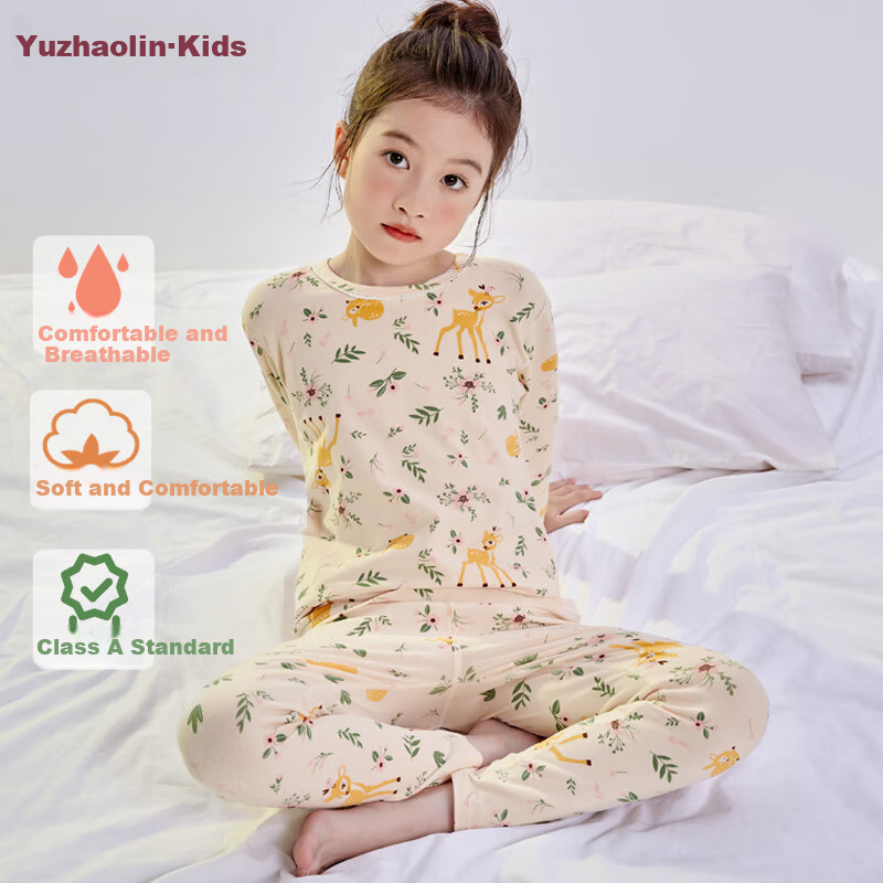 YUZHAOLIN Kids Thermal Pajamas