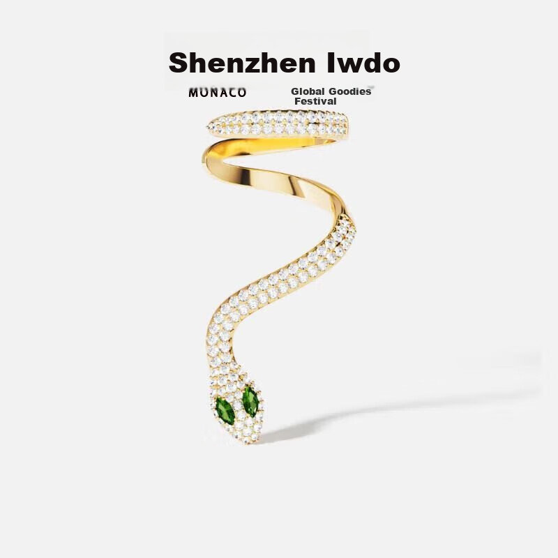 APM Monaco Single Snake Ear Bone Clip