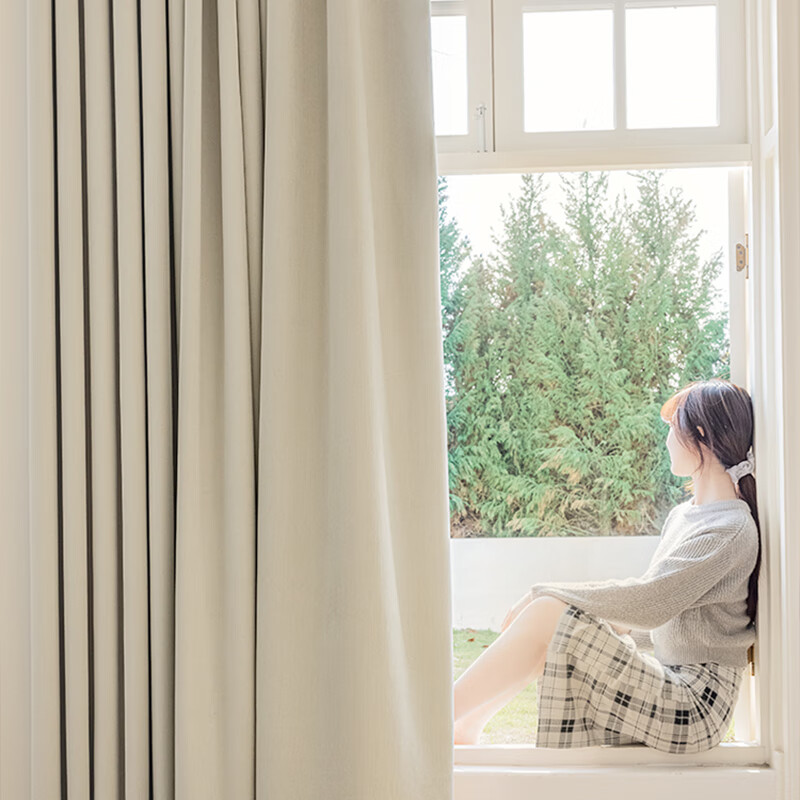 JUEMING Blackout Curtains - Full Light Blocking