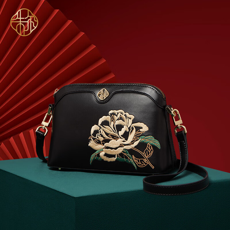 ZOOLER Women's Peony Embroidery Handbag