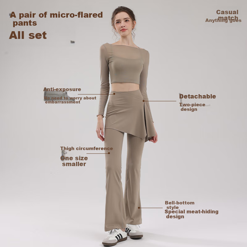 XUEXIMAN Butt-Lifting Yoga Suit Set