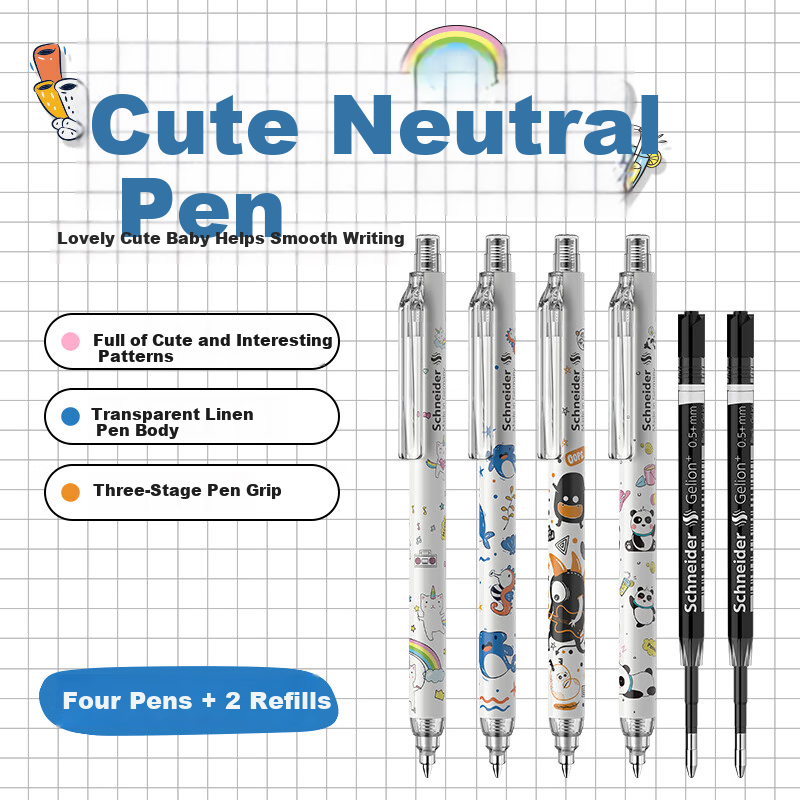 Schneider Gel Pen 0.5mm Retractable Bullet Tip