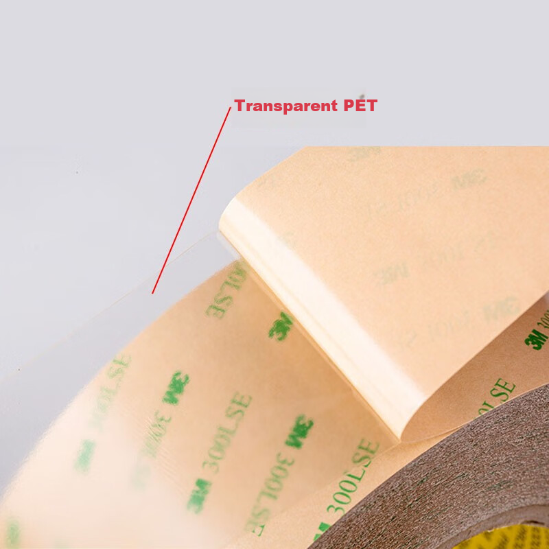 3M Double-Sided Rubber Tape - Thin & Strong 93015LE-300LS