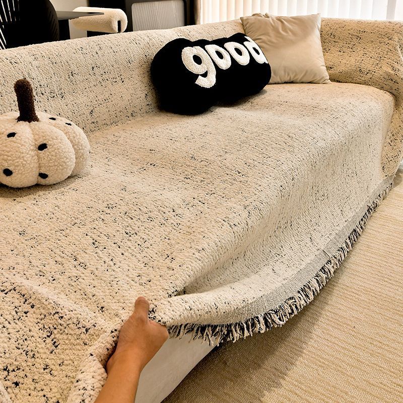 Aivei Chenille Sofa Cover 4-Season Full Wrap Blanket