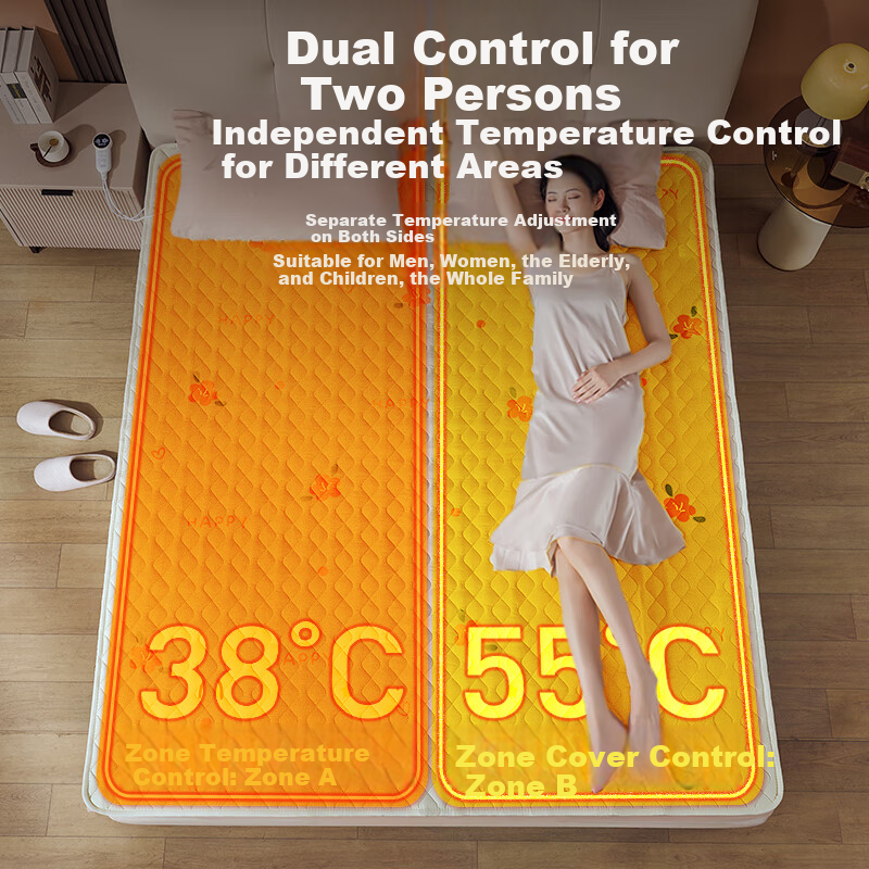 CHIGO Graphene Double-Control Electric Blanket