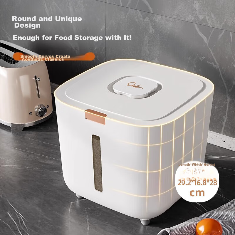 Jiadu Rice Container - Insect-Proof & Moisture-Proof Storage Bin