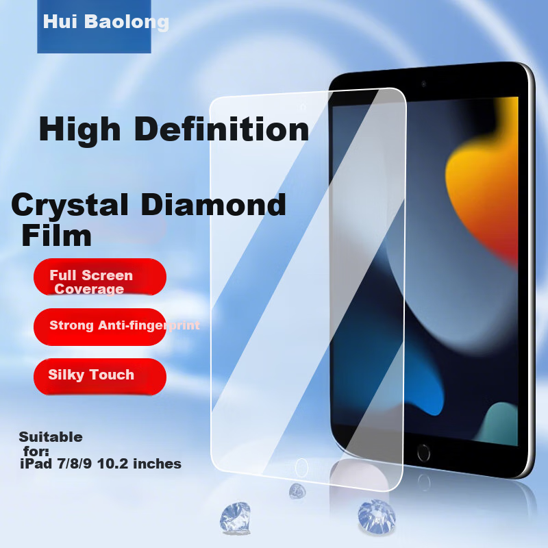 HBOALG Tempered Glass Screen Protector for iPad 7/8/9