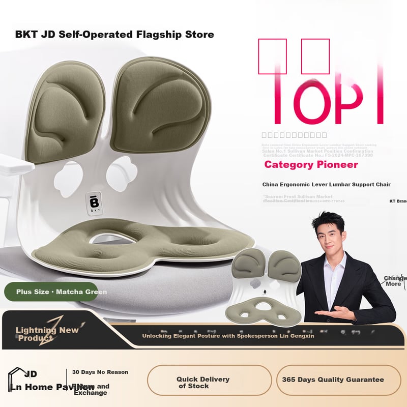 BKT Lumbar Support Cushion for Back Pain Relief