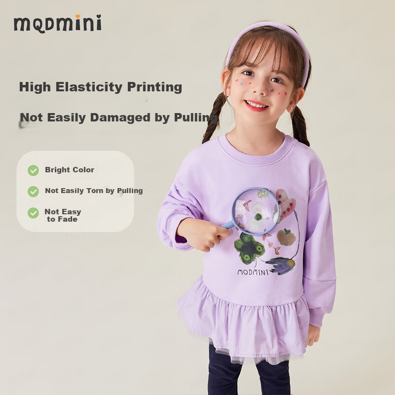 MQDMINI Girls' Antibacterial Sweatshirt